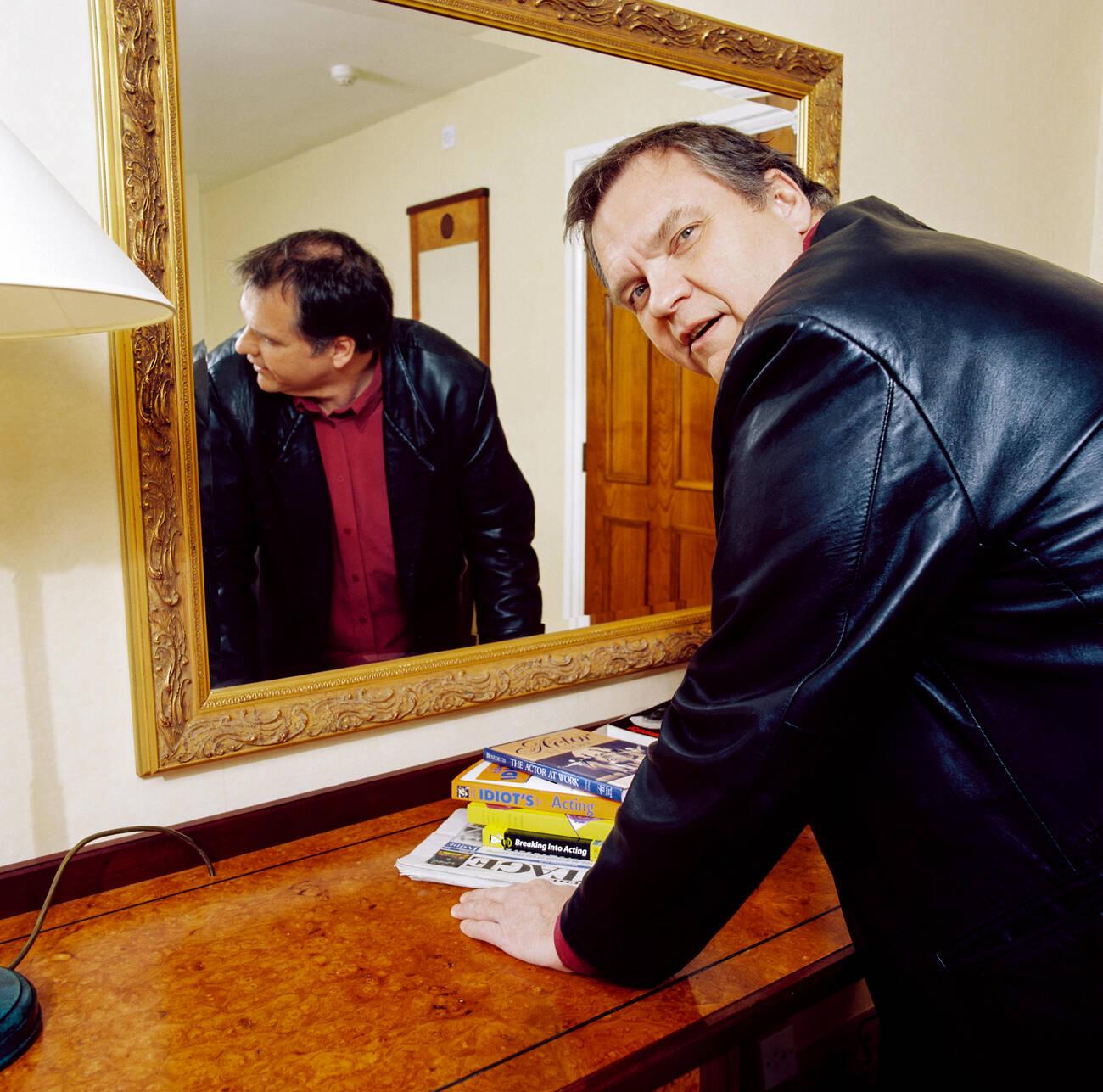 Meat Loaf Photographed In Kensington, London, England.