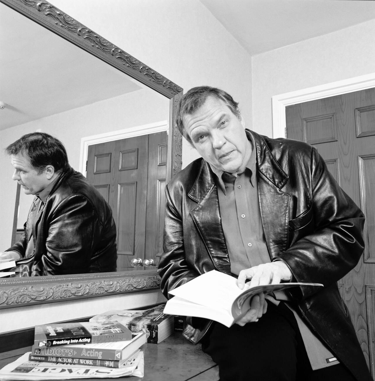 Meat Loaf Photographed In Kensington, London, England.