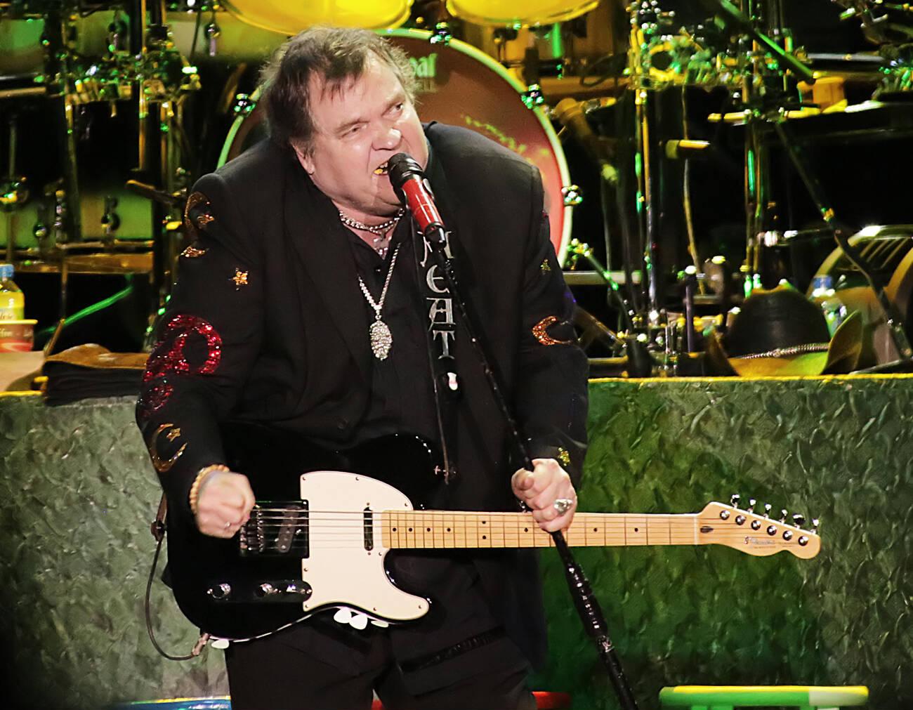 Meat Loaf On The Final Night Of His 'Last At Bat' Tour In Manchester, England, May 2013.
