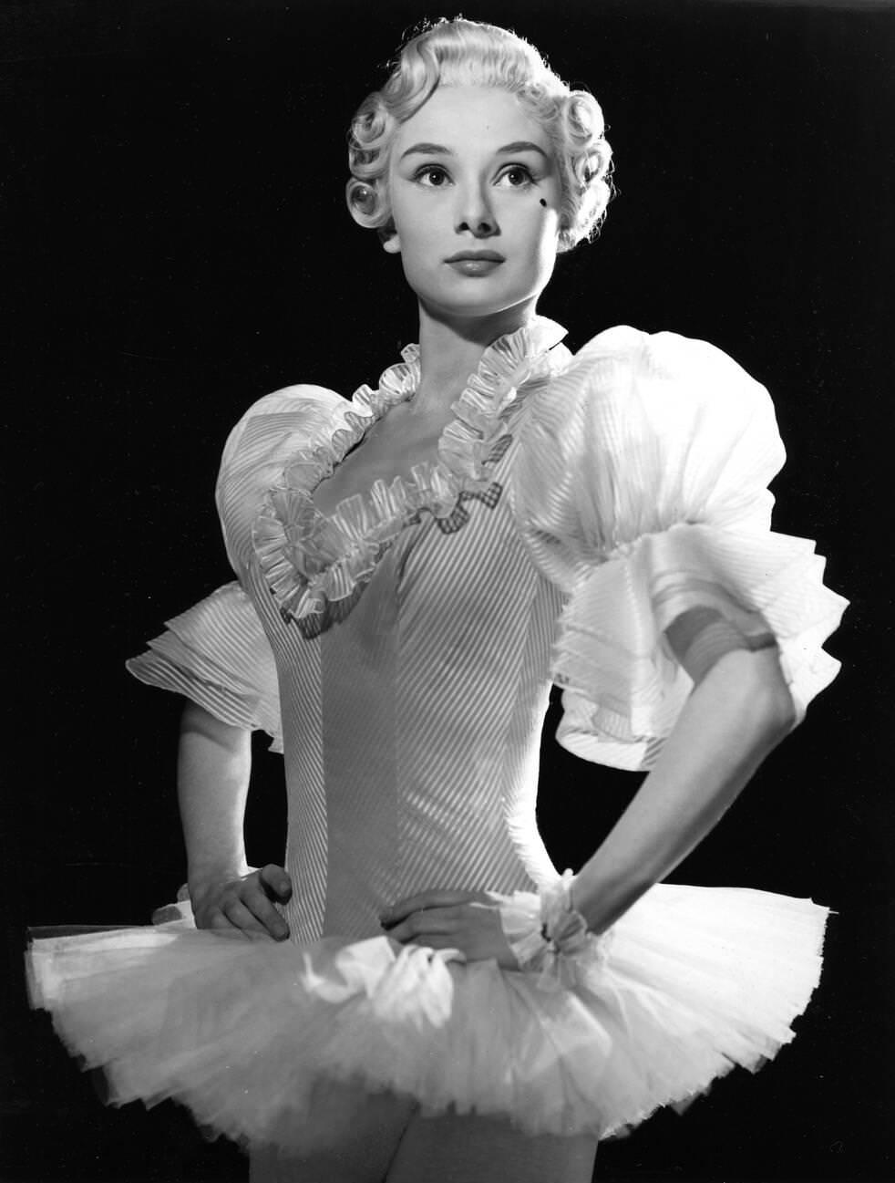 Audrey Hepburn In Secret People, 1952.