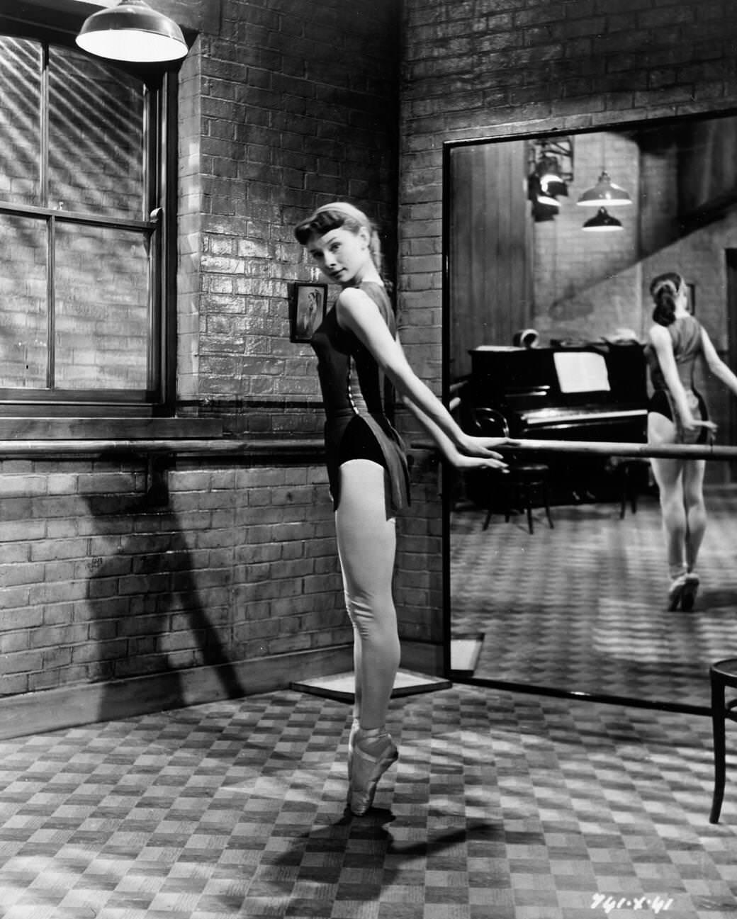 Audrey Hepburn In Secret People, 1952.