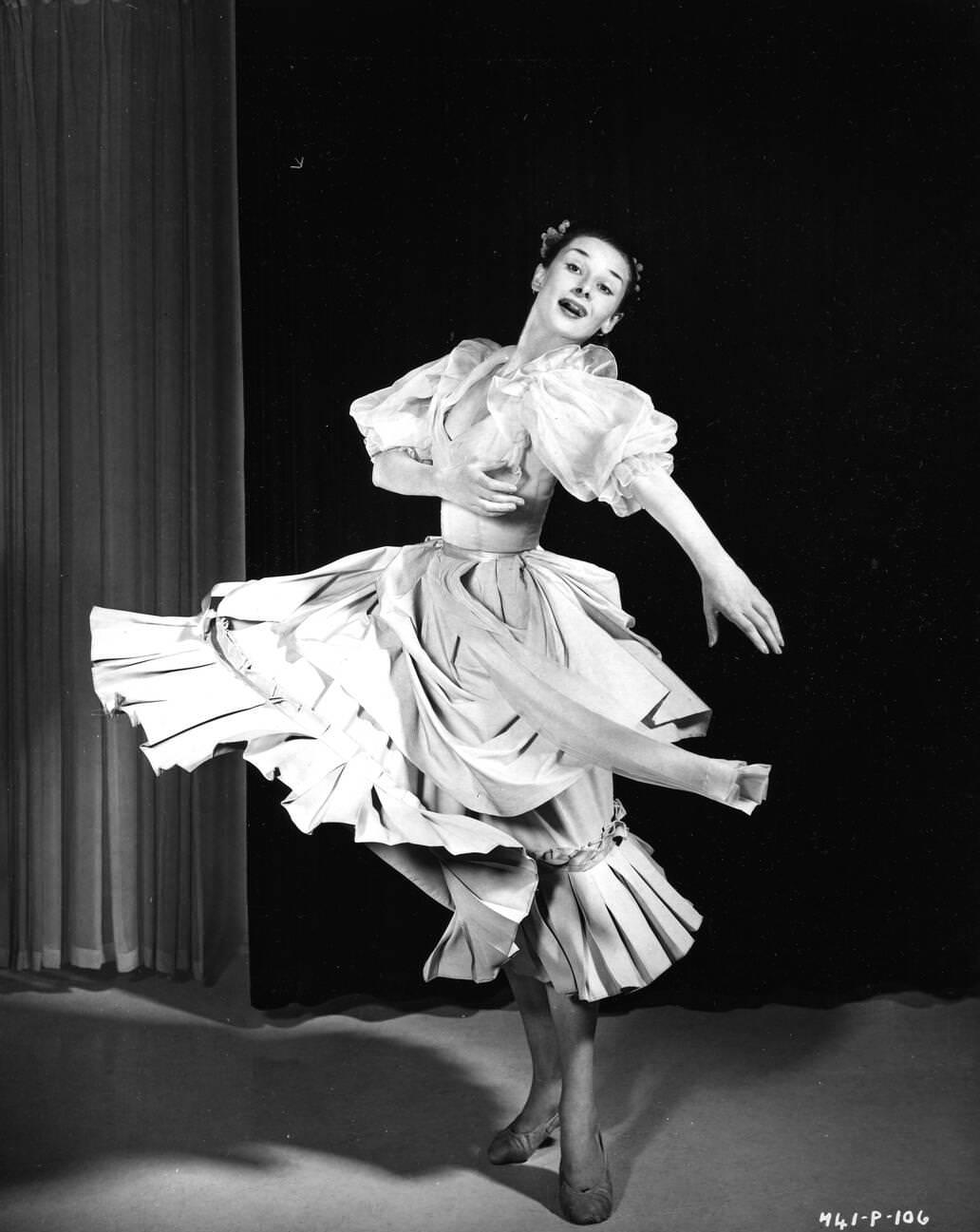 Audrey Hepburn In Secret People, 1952.