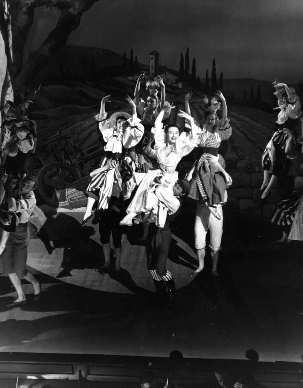 Audrey Hepburn In Secret People, 1952.