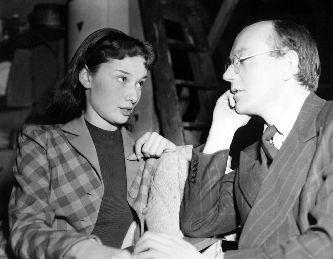 Secret People, Starring Audrey Hepburn And Sidney Cole, 1952.