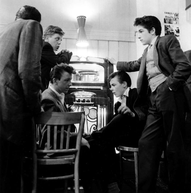 Teddy Boys Around A Jukebox In London, July 1955.