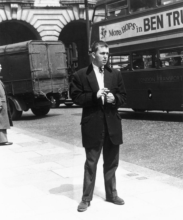 A British Teddy Boy Wearing The 'Drape' Suit, 1956.