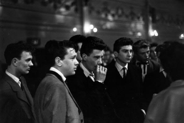 Teddy Boys At The Mecca Royal Dance Hall, Tottenham, Middlesex, In The Picture Post, May 1954.