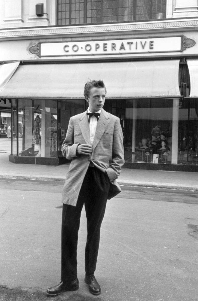 Frank Harvey Pictured Outside The Co-Op In Tottenham, North London, Picture Post, May 1954.