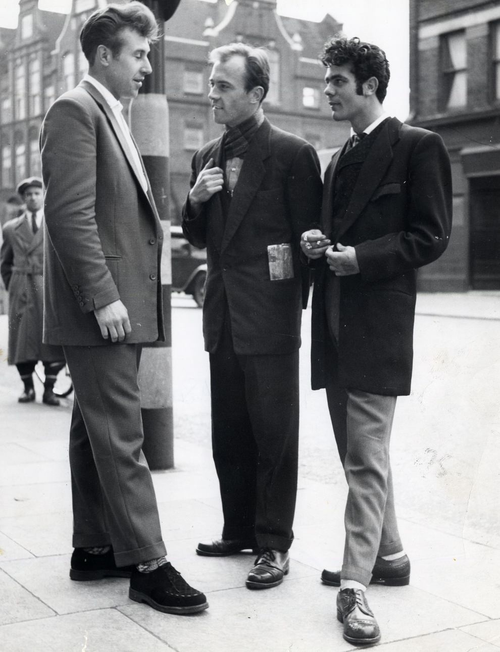 Teddy Boys In Greenwich, London, 1956.
