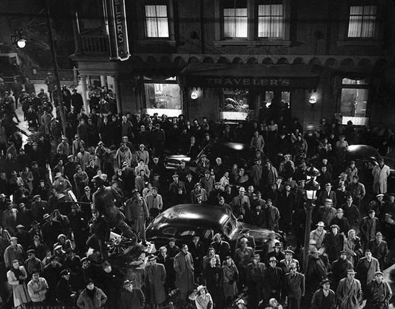 Director Anatole Litvak On The Set Of &Amp;Quot;The Long Night,&Amp;Quot; 1947.