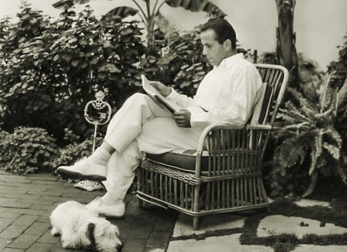 Humphrey Bogart At The Garden Of Allah 1937