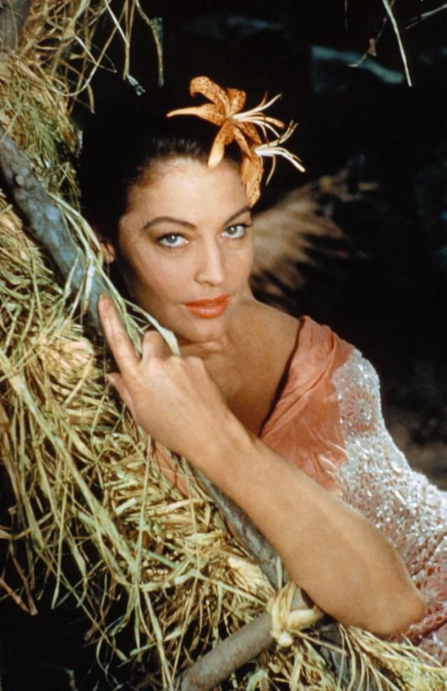 Ava Gardner During Shooting Of The Film &Amp;Quot;Little Hut&Amp;Quot;, Directed By Mark Robson, Photo By David Seymour, Rome, Italy, 1956
