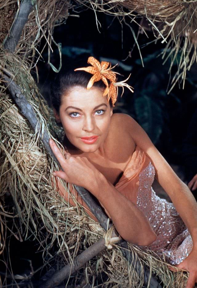 Ava Gardner During Shooting Of The Film &Amp;Quot;Little Hut&Amp;Quot;, Directed By Mark Robson, Photo By David Seymour, Rome, Italy, 1956