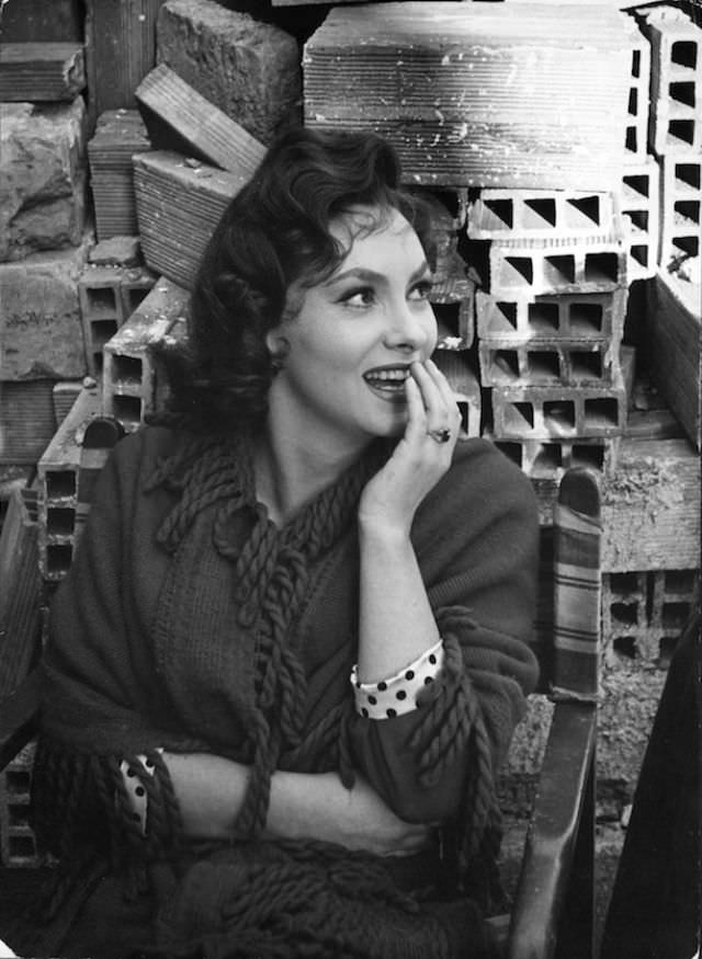 Gina Lollobrigida, Photo By David Seymour, 1956