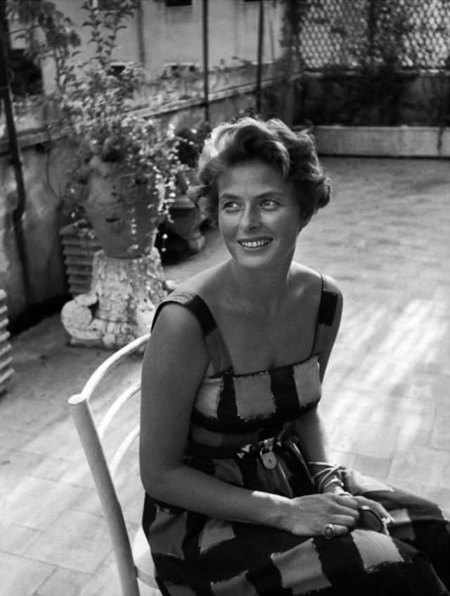 Ingrid Bergman, Photo By David Seymour, Italy, 1952