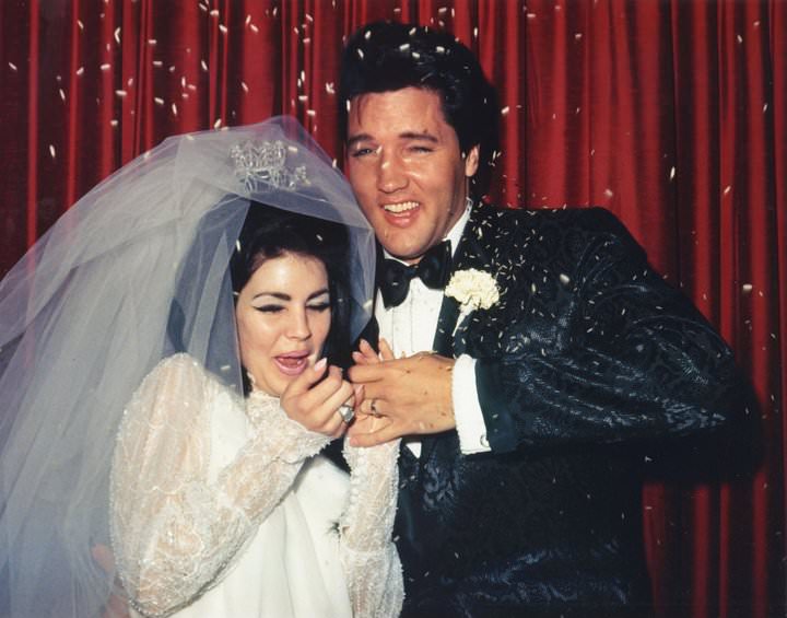 The Love Story Of Elvis And Priscilla Presley And Their Wedding Day In Fascinating Photos