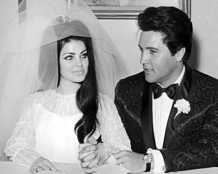 The Love Story Of Elvis And Priscilla Presley And Their Wedding Day In Fascinating Photos