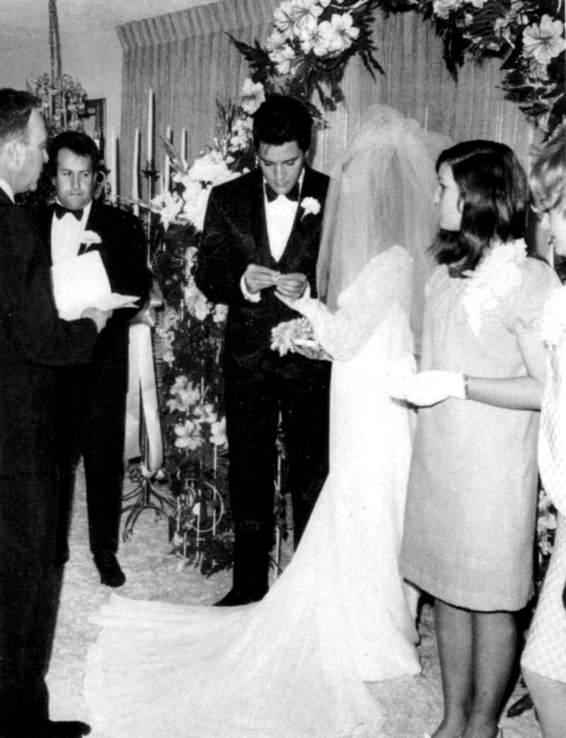 The Love Story Of Elvis And Priscilla Presley And Their Wedding Day In Fascinating Photos