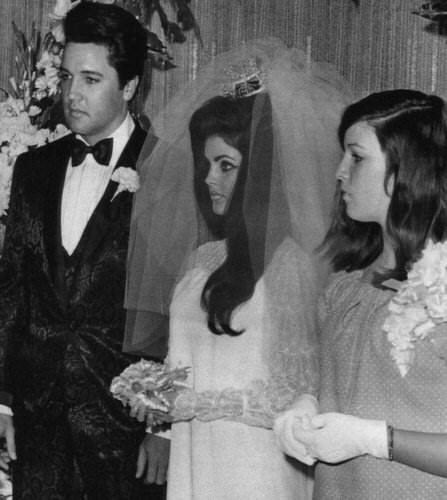 The Love Story Of Elvis And Priscilla Presley And Their Wedding Day In Fascinating Photos