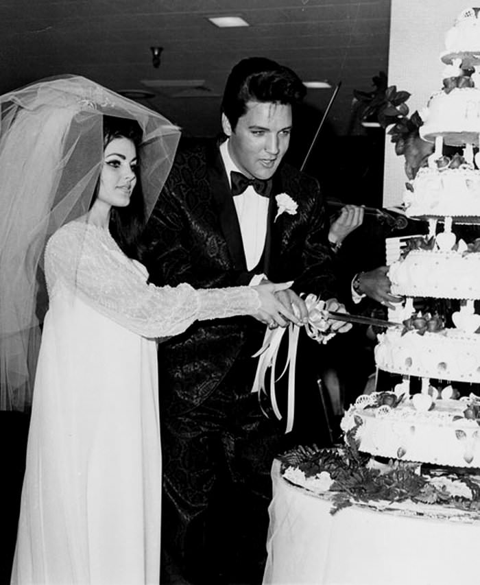 The Love Story Of Elvis And Priscilla Presley And Their Wedding Day In Fascinating Photos