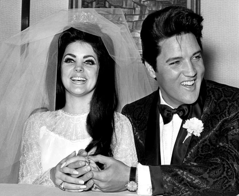 The Love Story Of Elvis And Priscilla Presley And Their Wedding Day In Fascinating Photos