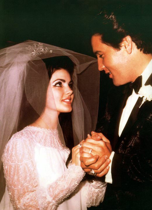 The Love Story Of Elvis And Priscilla Presley And Their Wedding Day In Fascinating Photos