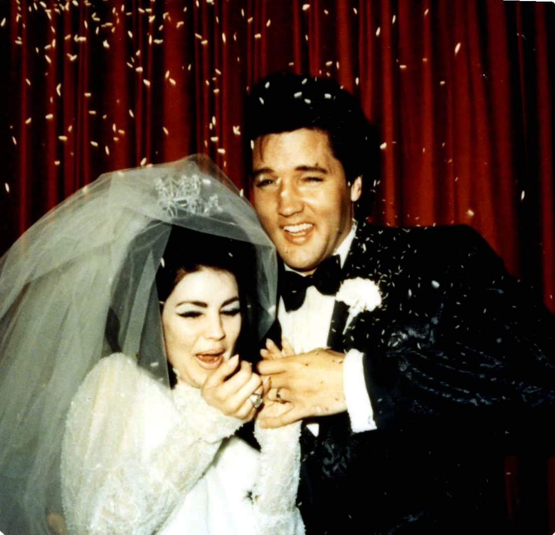 The Love Story Of Elvis And Priscilla Presley And Their Wedding Day In Fascinating Photos