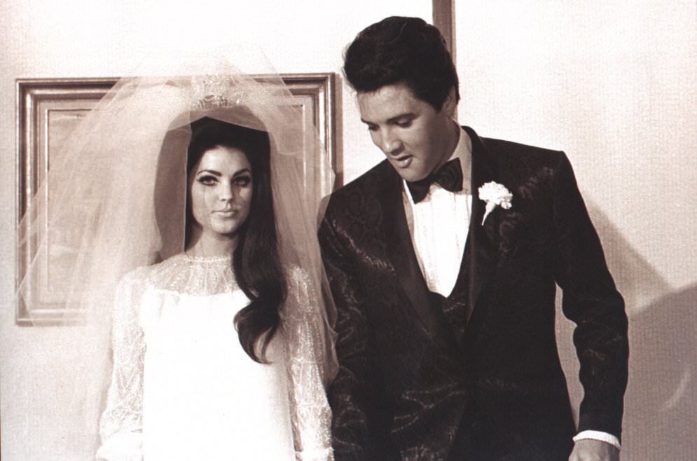The Love Story Of Elvis And Priscilla Presley And Their Wedding Day In Fascinating Photos