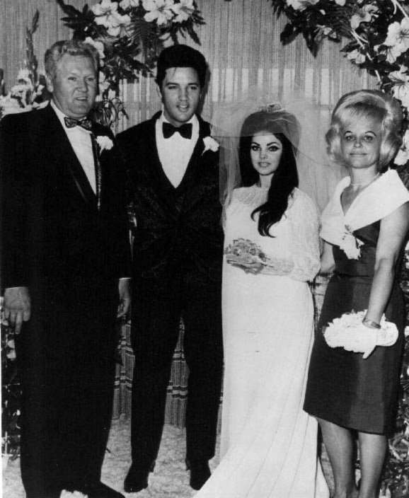 The Love Story Of Elvis And Priscilla Presley And Their Wedding Day In Fascinating Photos