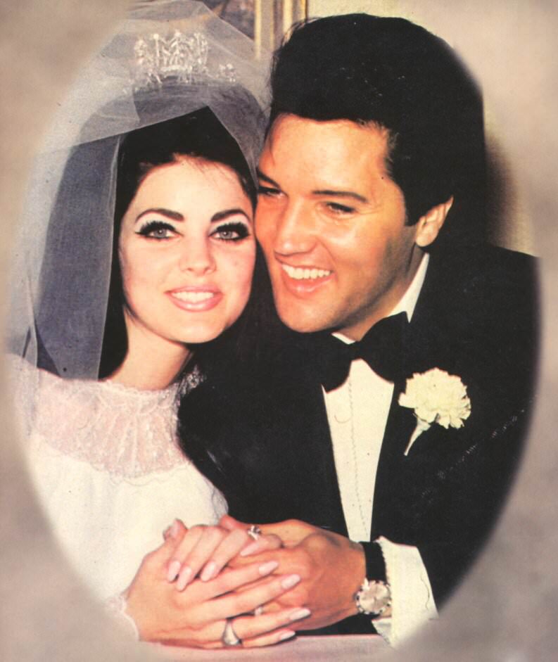 The Love Story Of Elvis And Priscilla Presley And Their Wedding Day In Fascinating Photos