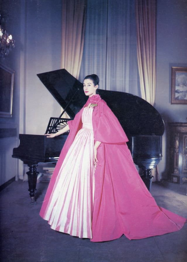 Balmain'S Evening Gown Called &Amp;Quot;Nuit À Trianon&Amp;Quot;, 1959.