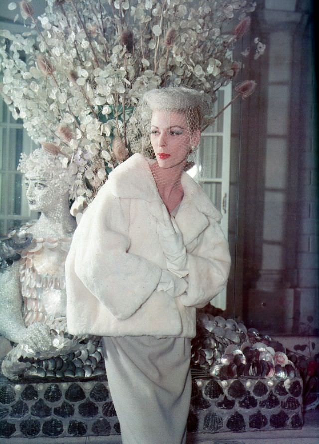 Dorothy Is Wearing Balmain'S Short Fur Jacket, 1959.