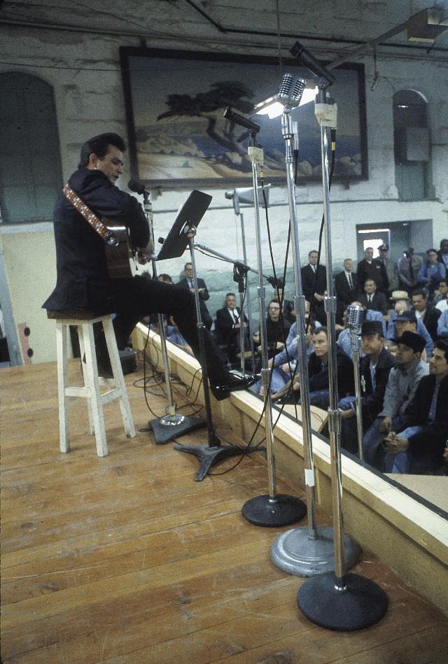 When Johnny Cash Performed At Folsom State Prison In California, 1968