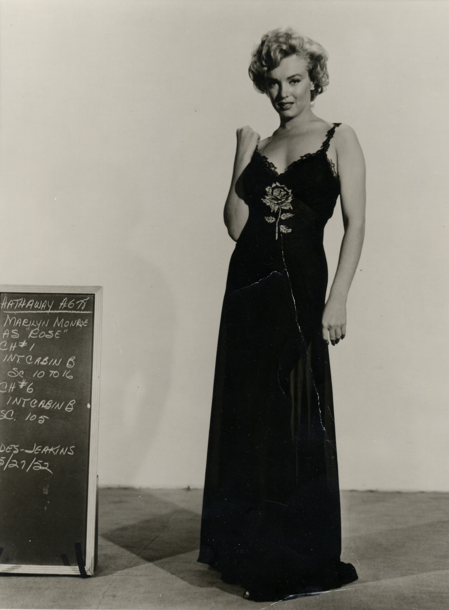 Marilyn Monroe Wardrobe Tests For 'Niagara' In 1952