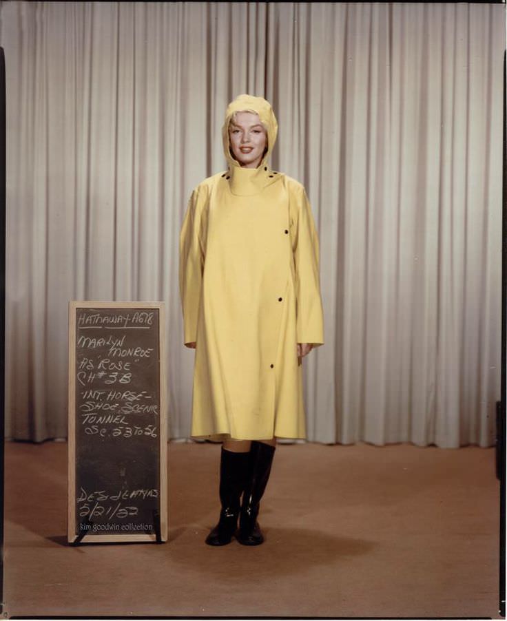 Marilyn Monroe Wardrobe Tests For 'Niagara' In 1952