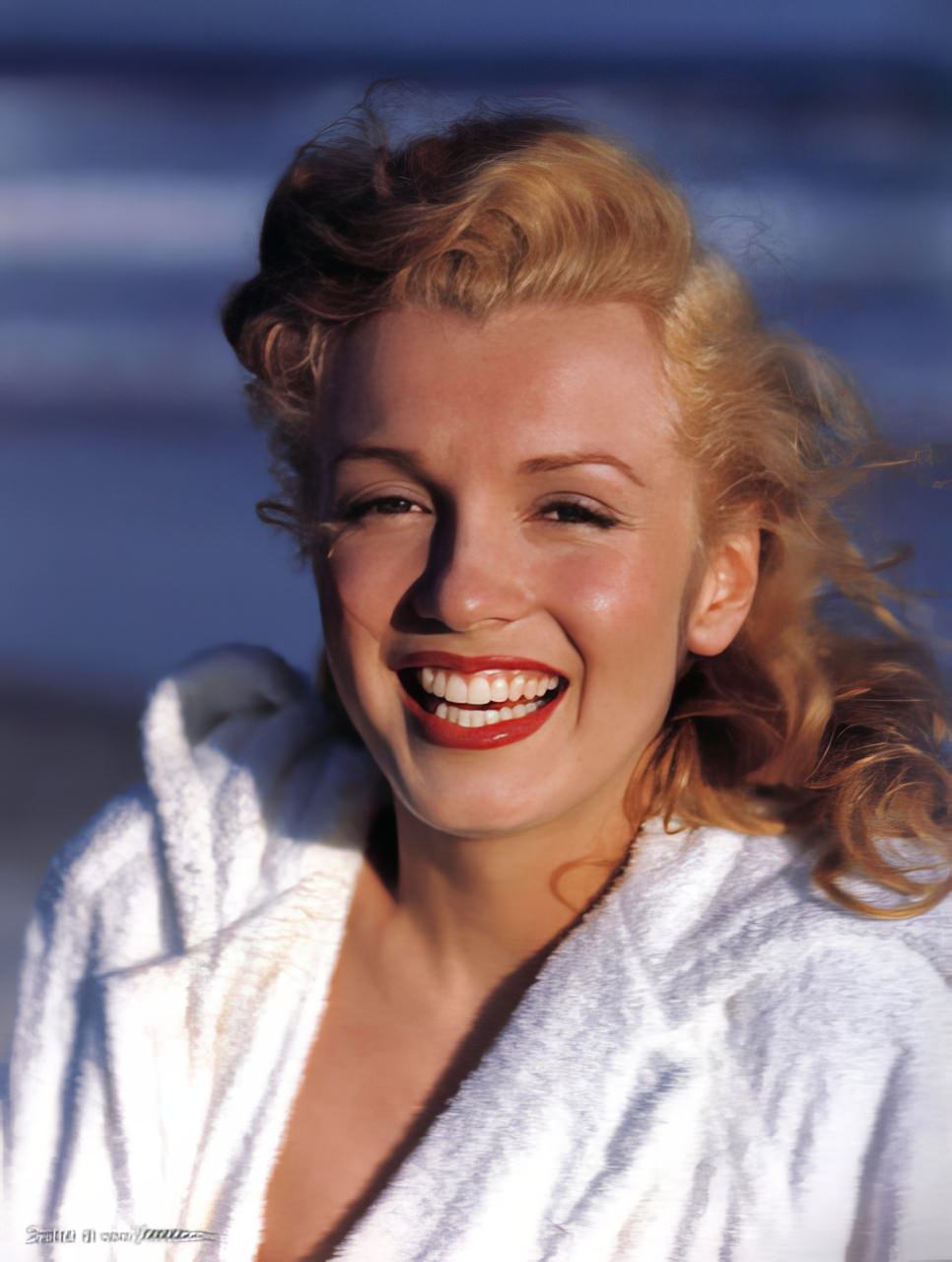 Marilyn Monroe At Tobay Beach, Long Island In The Summer Of 1949