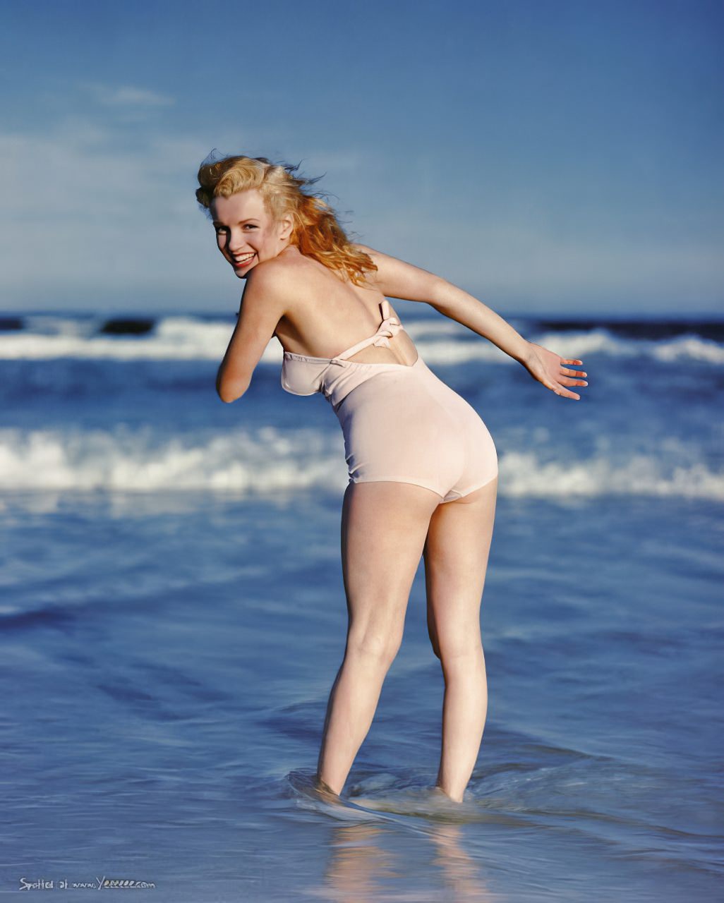 Marilyn Monroe At Tobay Beach, Long Island In The Summer Of 1949