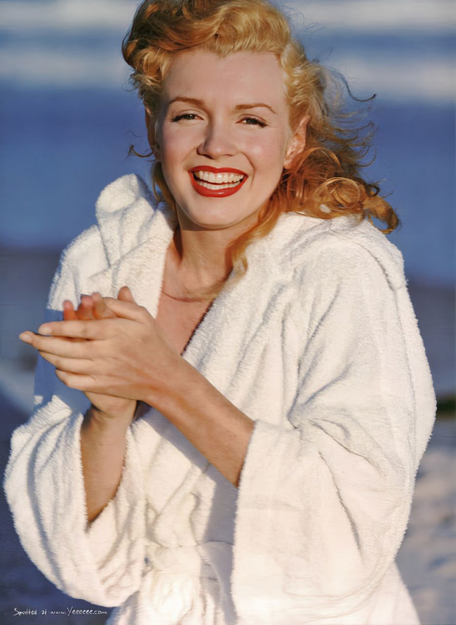 Marilyn Monroe At Tobay Beach, Long Island In The Summer Of 1949