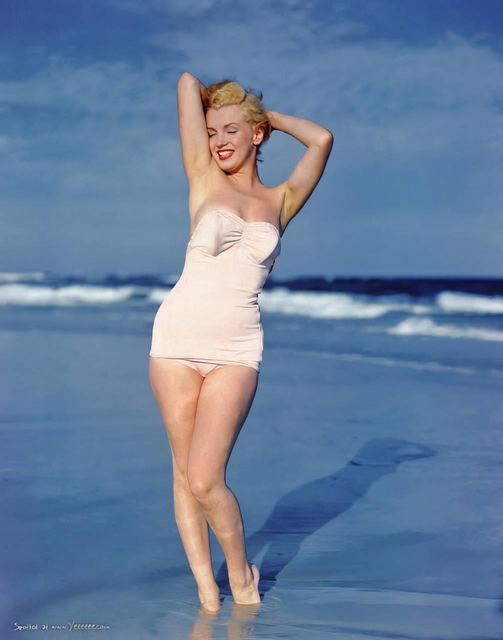 Marilyn Monroe At Tobay Beach, Long Island In The Summer Of 1949