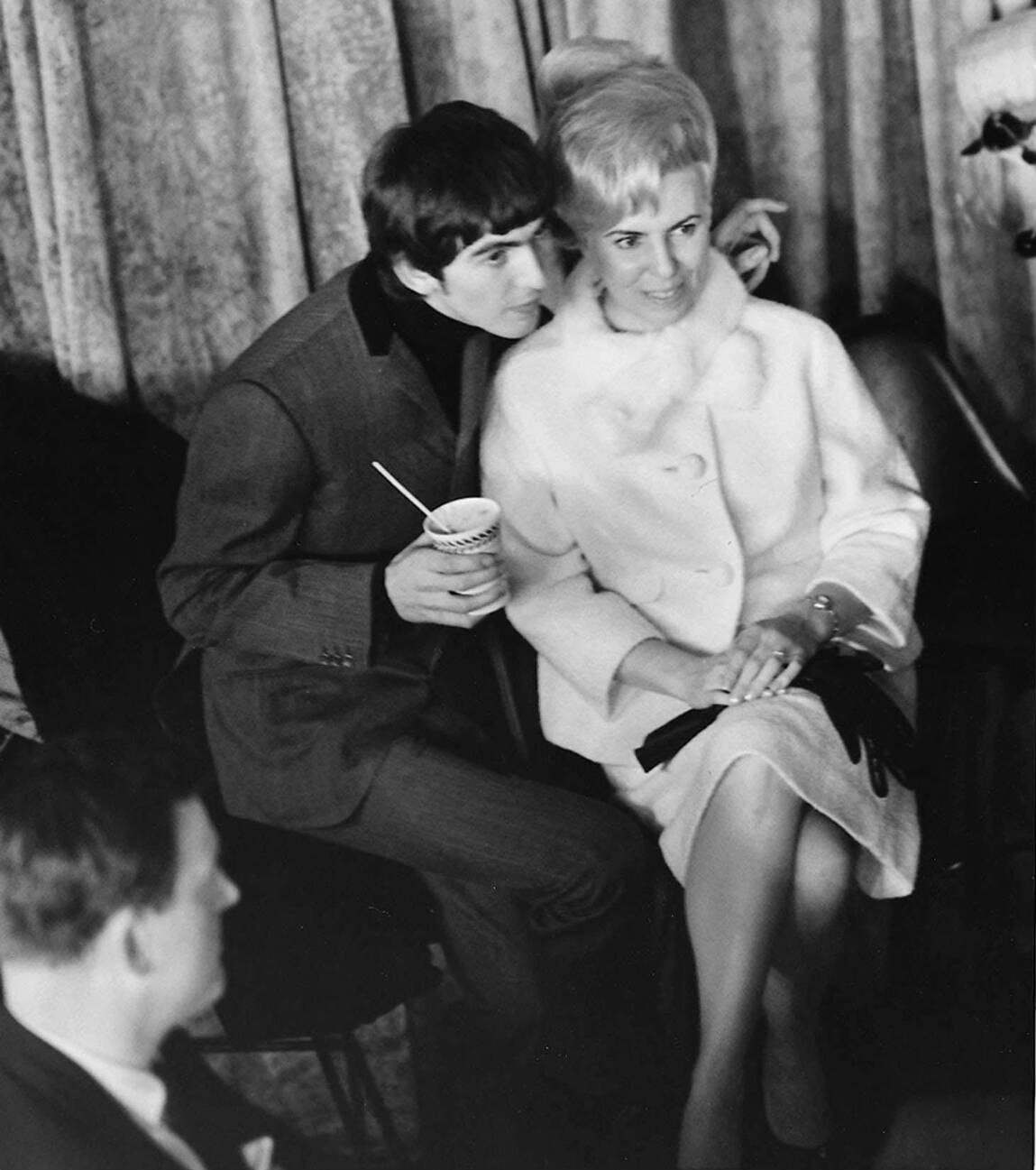 George Harrison With His Sister Louise In America, 1964.