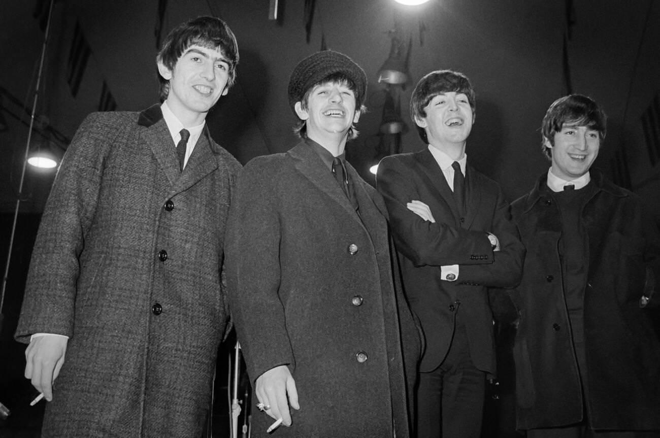 The Beatles At The Washington Coliseum For Their First Concert In America, 1964.