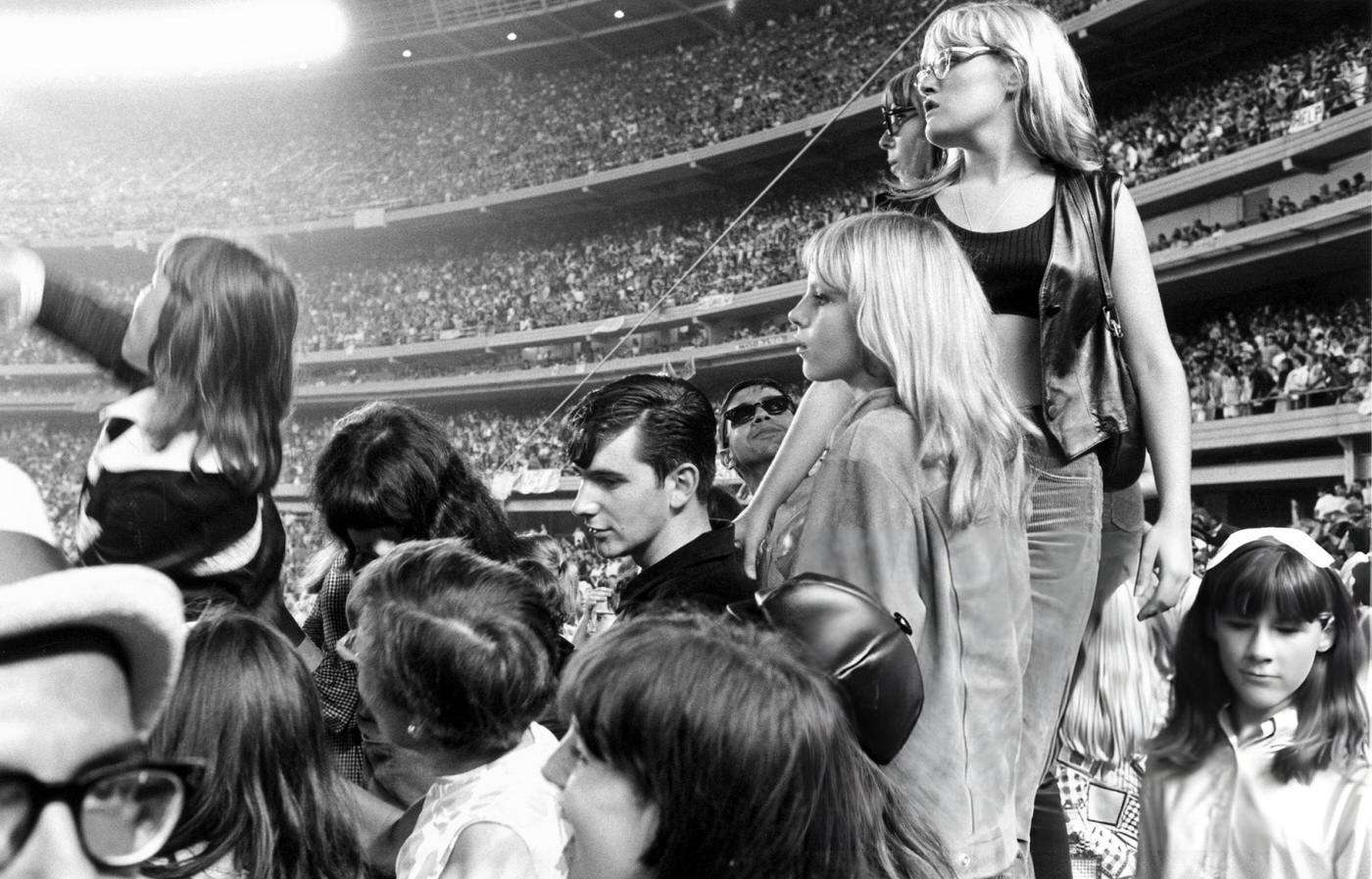 Beatles Gig, Shea Stadium, New York, 1960S.