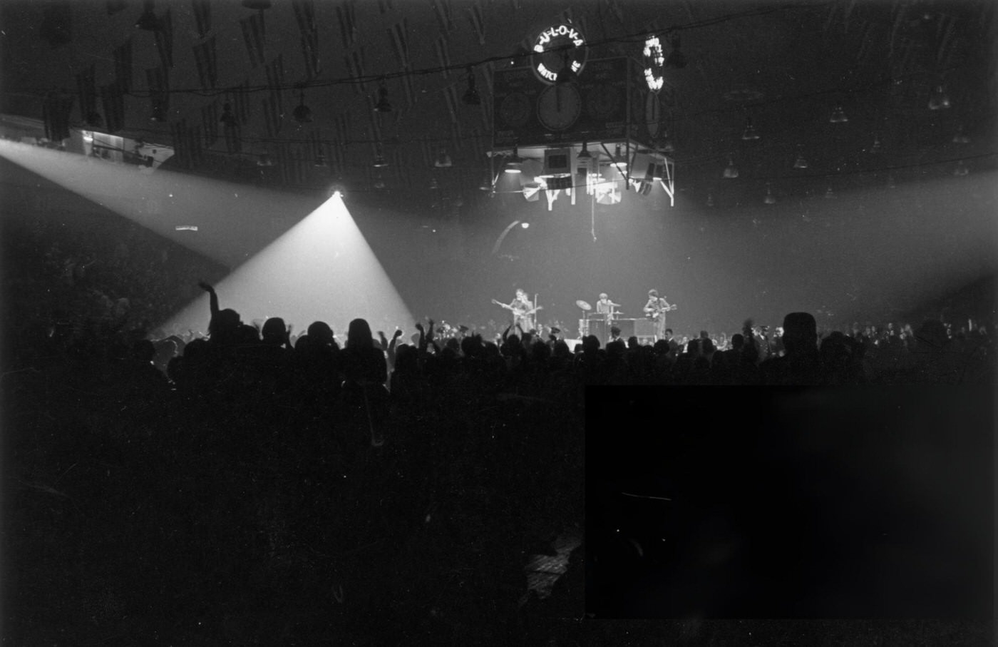 (From Left) Paul Mccartney, John Lennon, Ringo Starr, And George Harrison On Stage At The Coliseum, Washington, 1964.