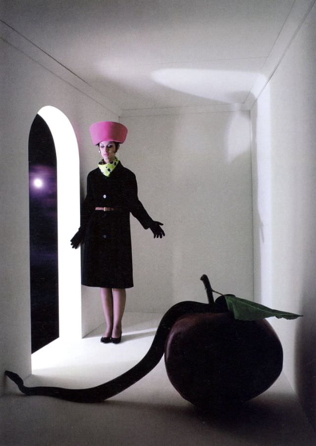 Veronica Hamel Wearing A Coat By Zelinka Matlick, 1964.