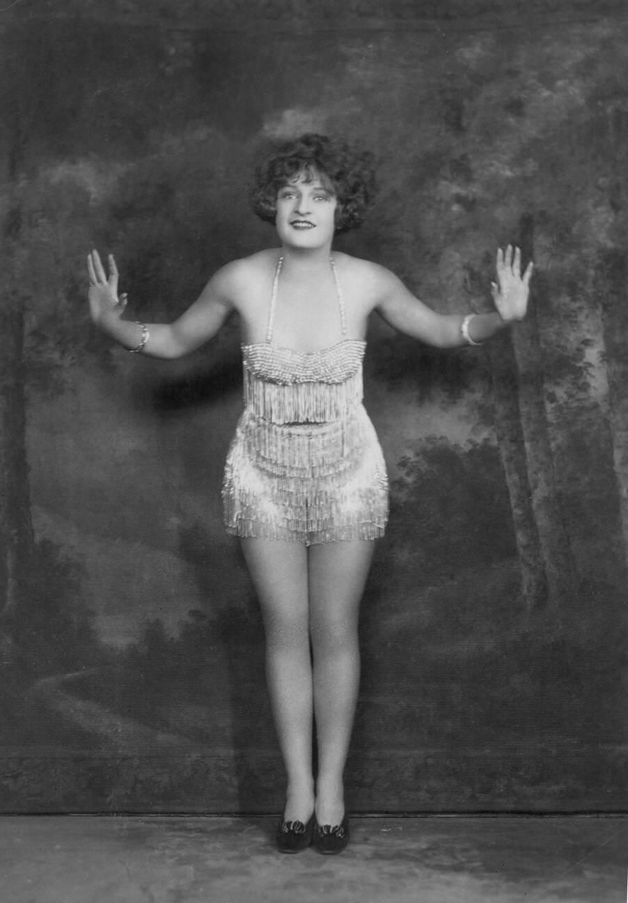 Bee Jackson, A Former Ziegfeld Follies Girl, 1920S.