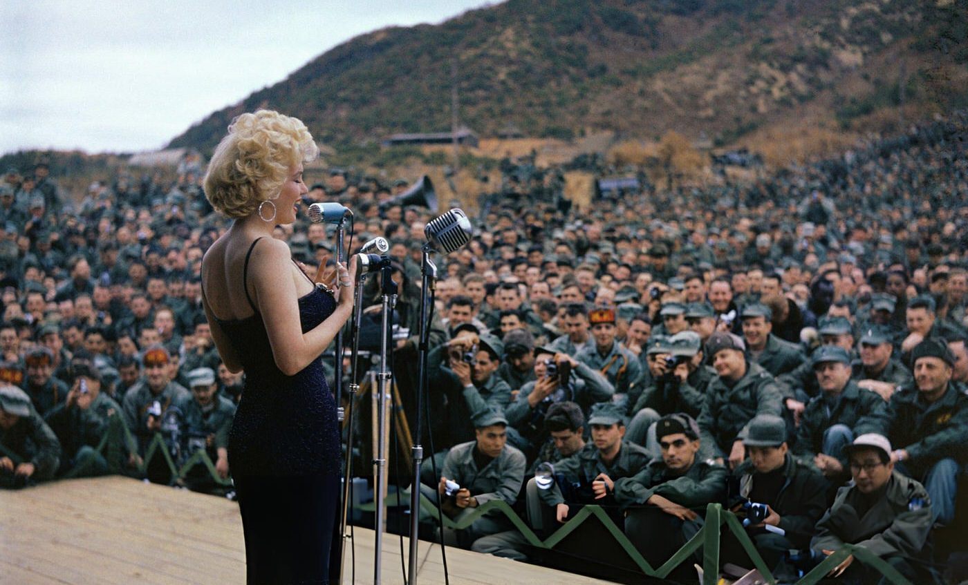 Marilyn Monroe Korea 1954