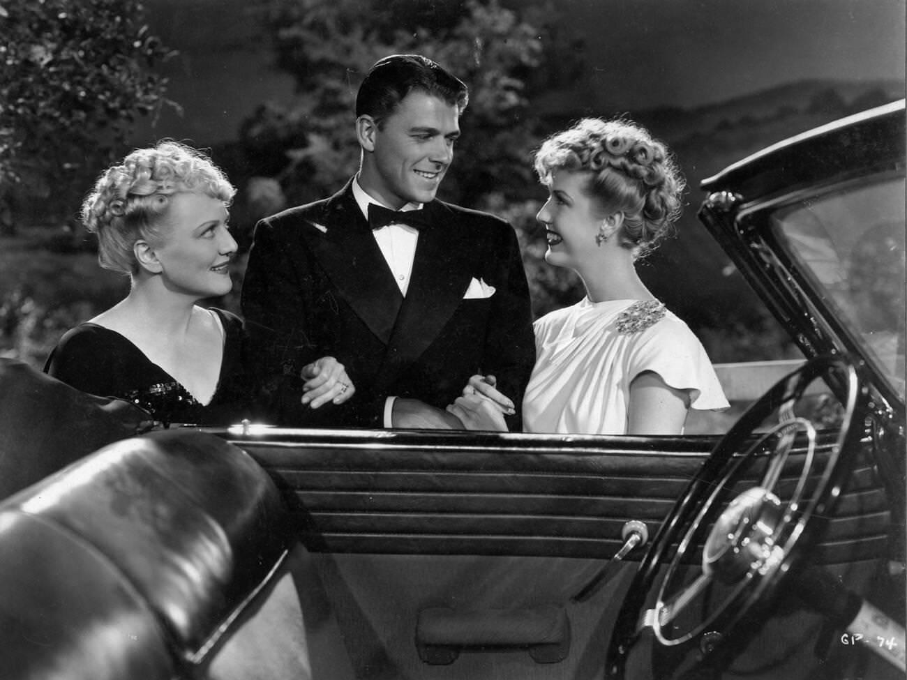 'Going Places', Directed By Ray Enright, Starring Ronald Reagan, Anita Louise And Maxine Sullivan, 1938.