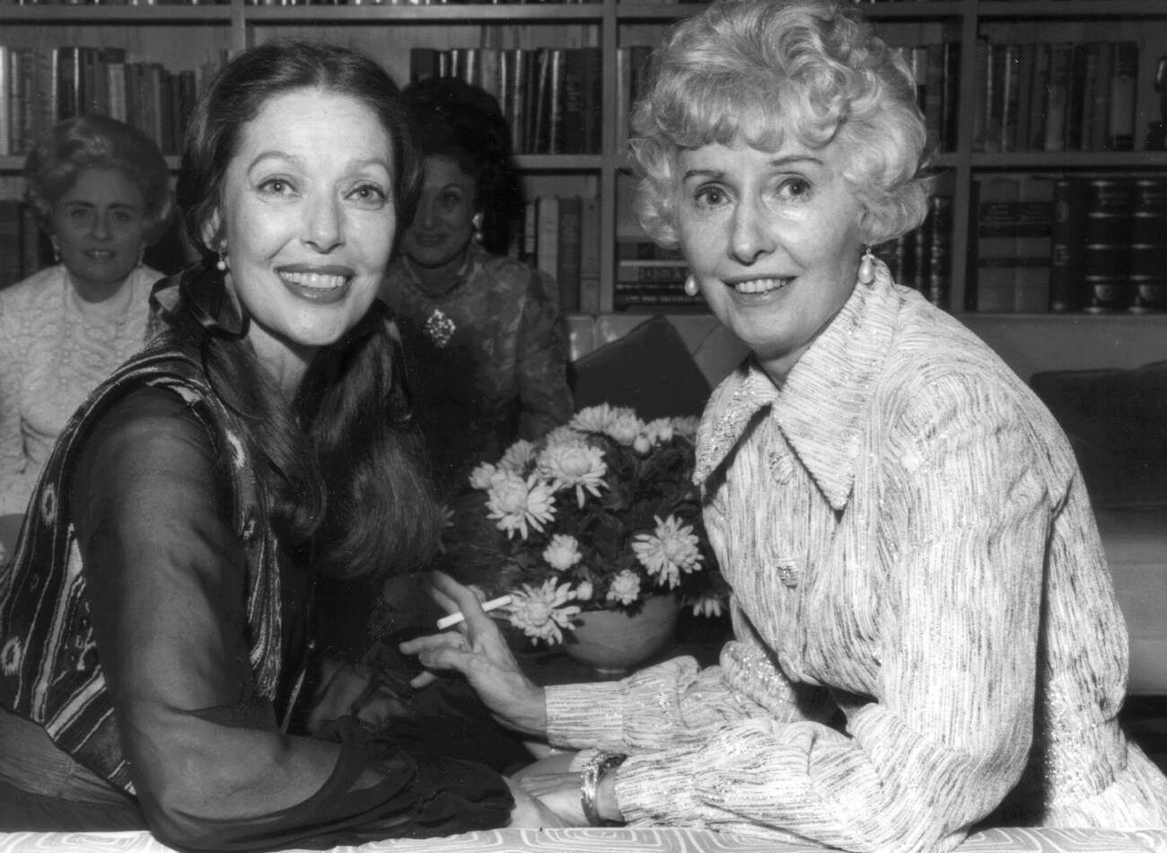 Loretta Young, Barbara Stanwyck And Anita Louise At An Oscar Party, 2000.