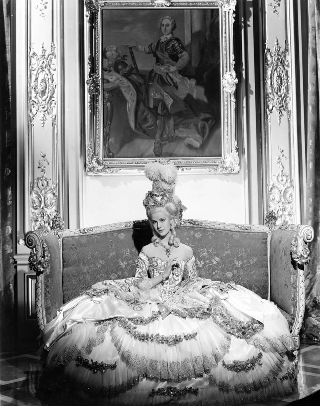 Anita Louise As Princesse De Lamballe In 'Marie Antoinette', Directed By W.s. Van Dyke, 1938.