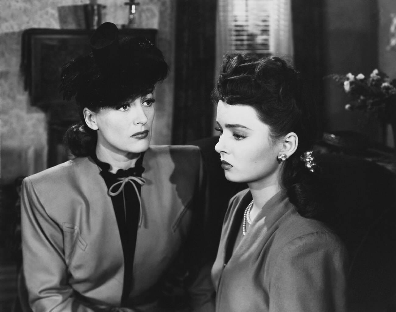 Joan Crawford And Ann Blyth In &Amp;Quot;Mildred Pierce&Amp;Quot;, 1945.